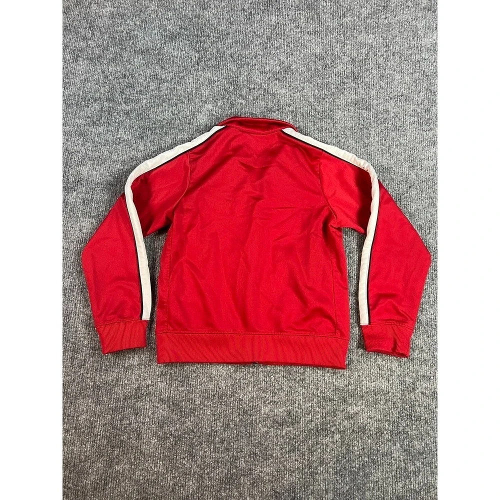 Nike Toddler 4T Red Track Jacket White Stripe Full Zip Athletic Logo